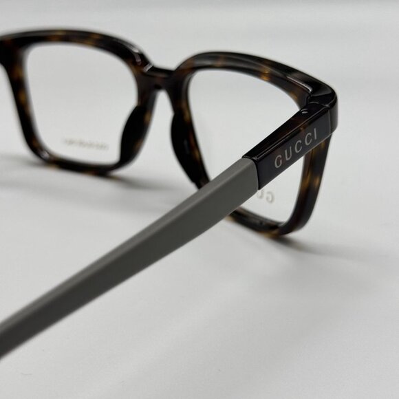 NEW GG1738O 002 GUCCI EYEGLASSES HAVANA/GREY MEN EYEWEAR GUCCI - Picture 8 of 11